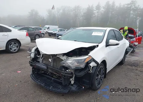 2016 Toyota Corolla S Plus из США, поврежденный, VIN 2T1BURHE3GC603347